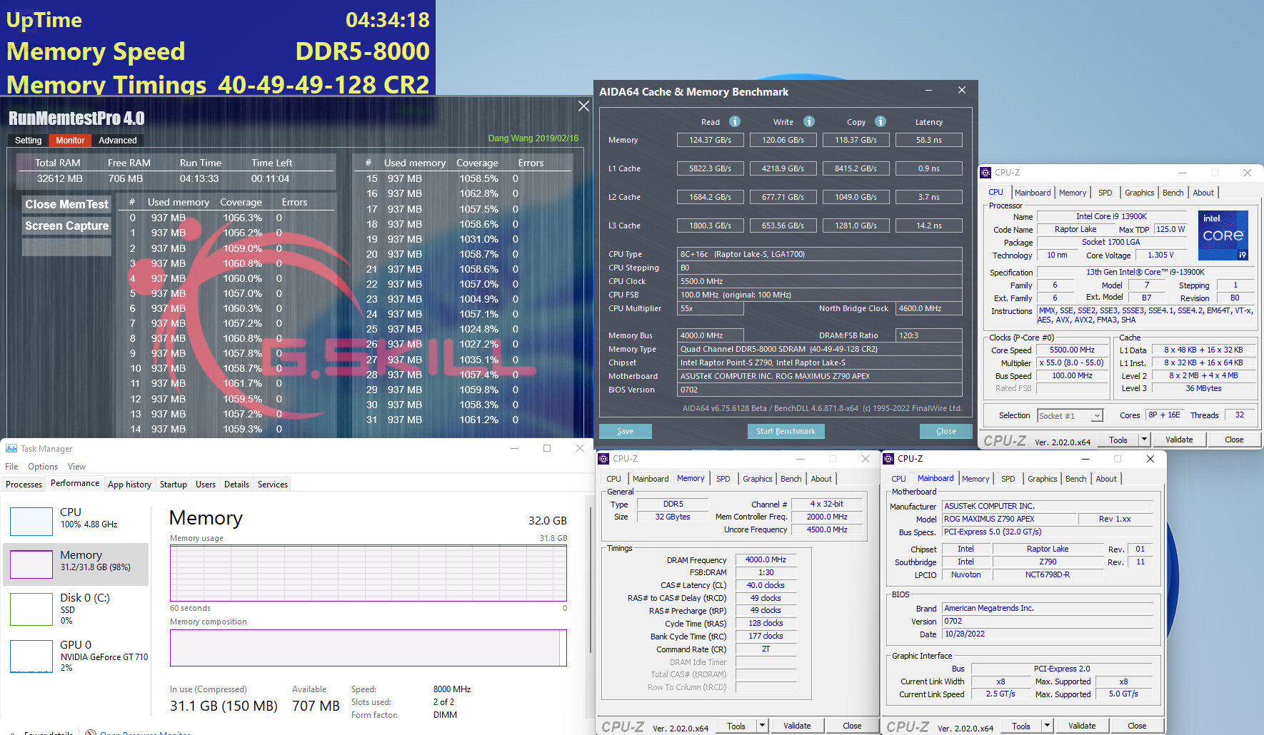 G.SKILL chwali się modułami RAM DDR5 10 000 MHz