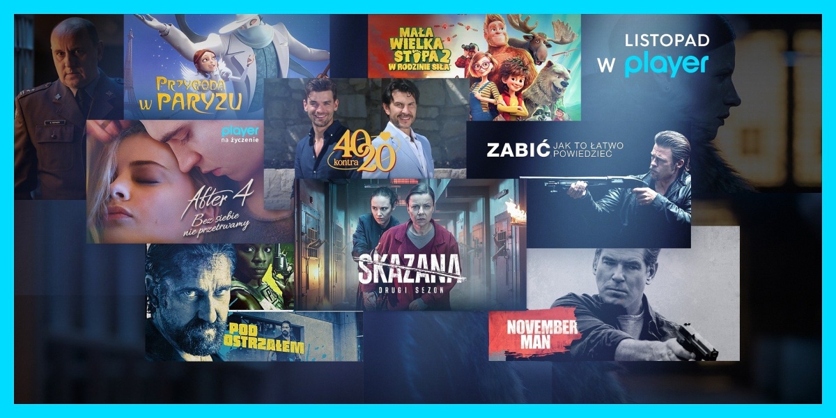 Player Listopad 2022 – filmy, seriale i programy. Jakie nowości i
