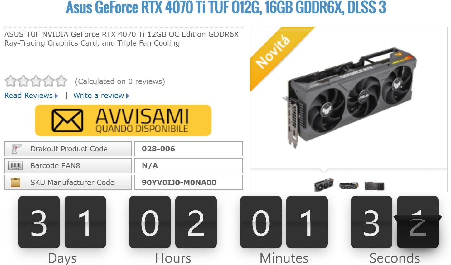 Premiera GeForce RTX 4070 Ti