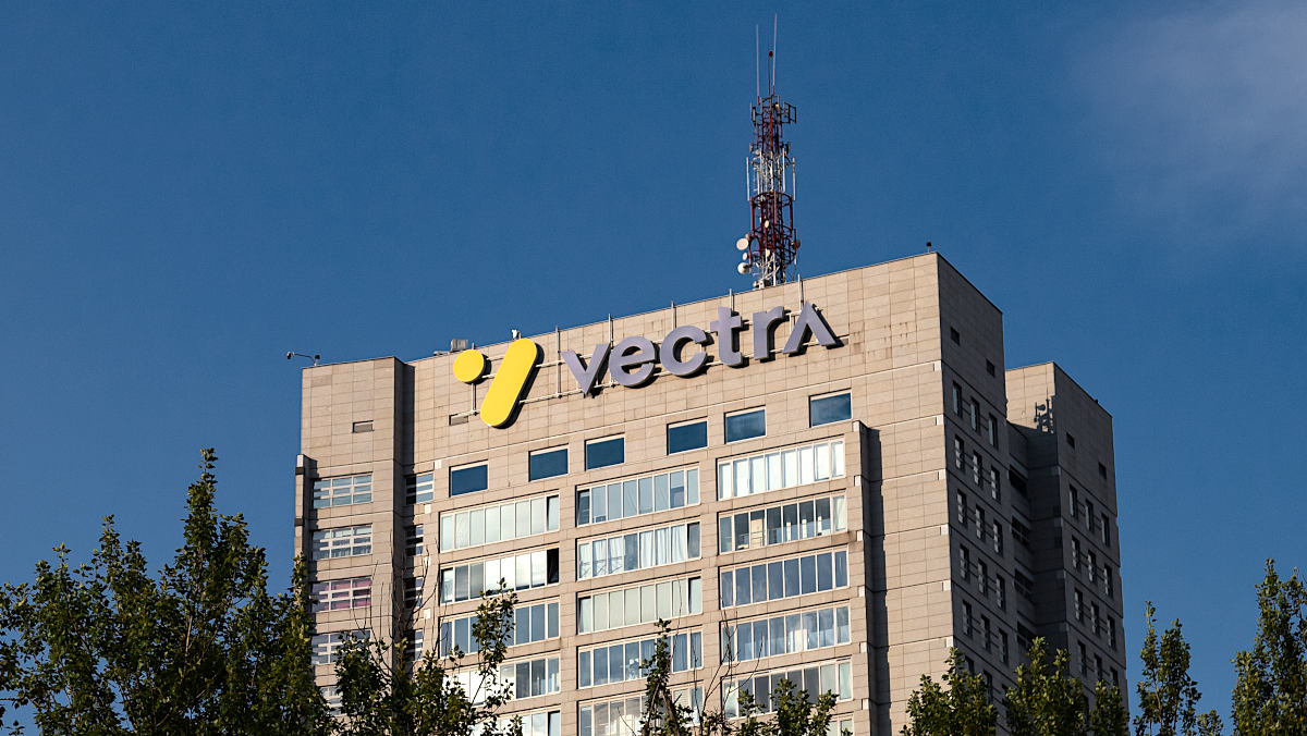 Vectra logo na budynku