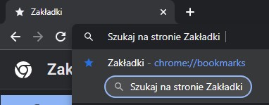 Google Chrome wyszukiwanie