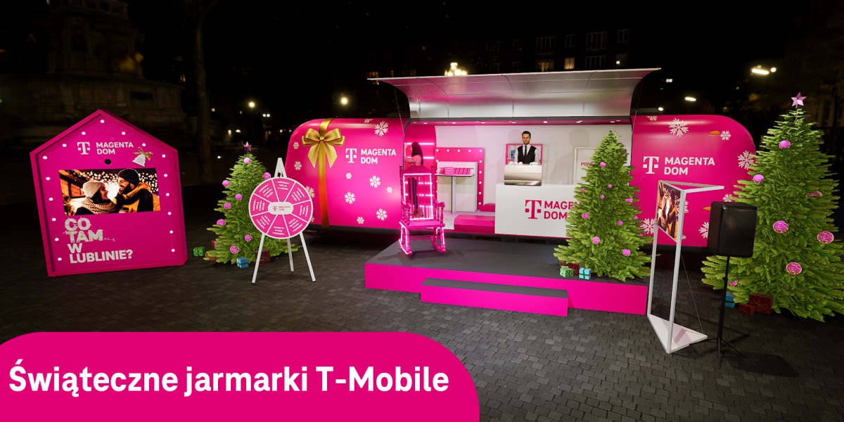 T-Mobile jarmark świąteczny baner