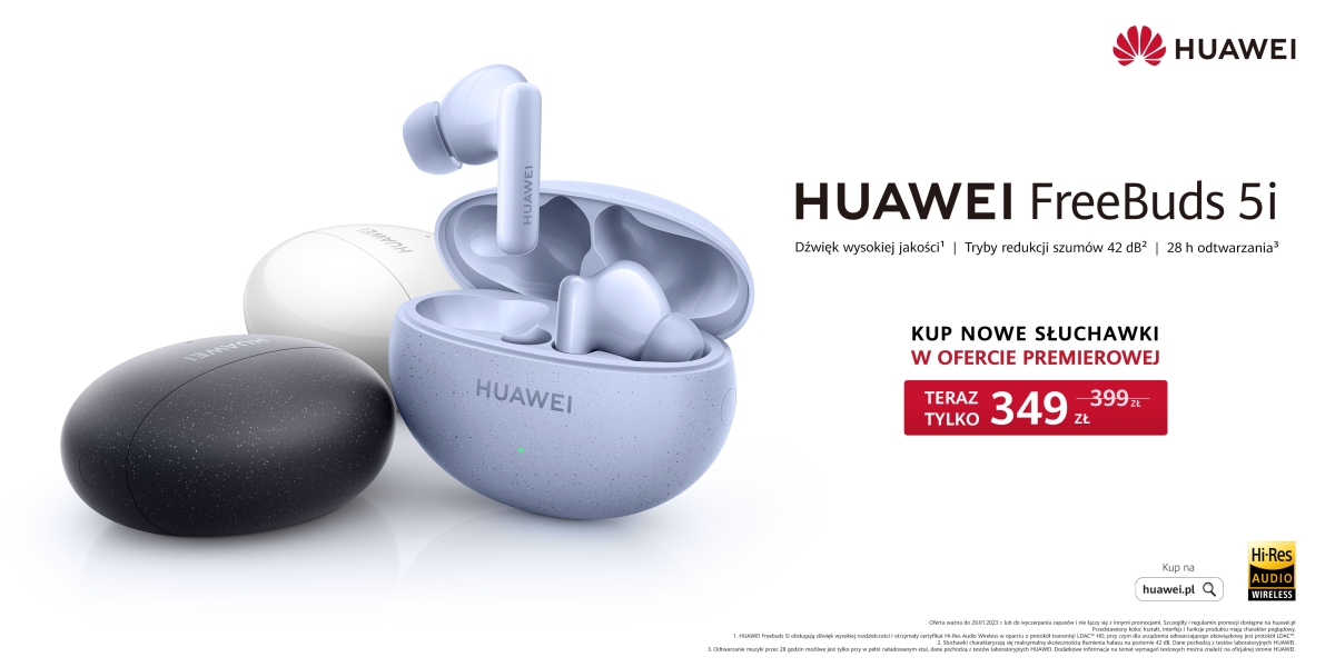 Huawei FreeBuds 5i cena