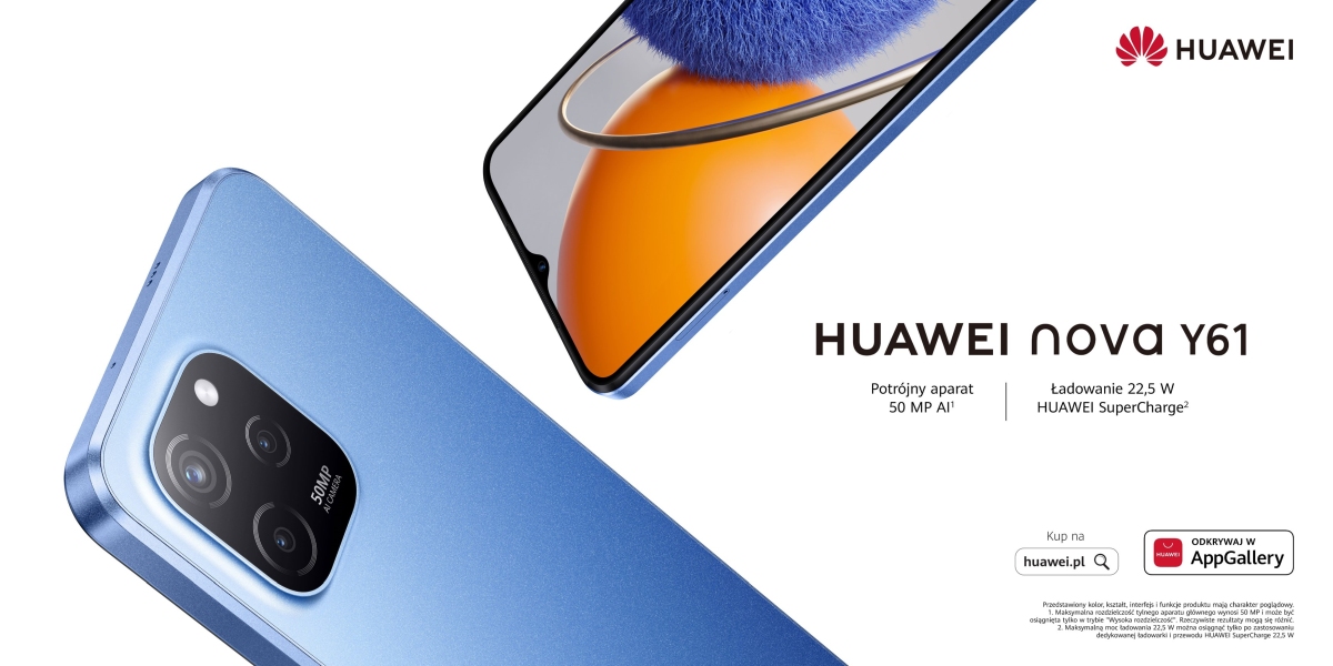 Huawei Nova Y61 baner