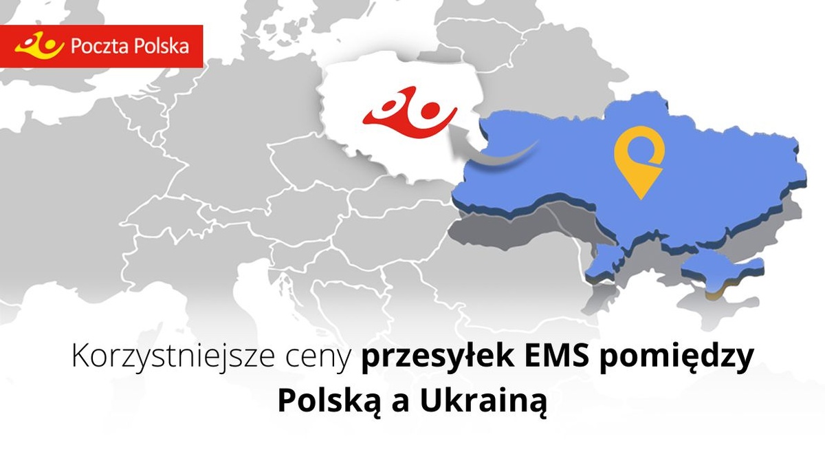 Przesyłki EMS Ukraina Polska baner