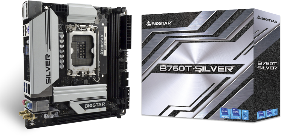 Biostar B760T-Silver to płyta główna dla fanów małych komputerów