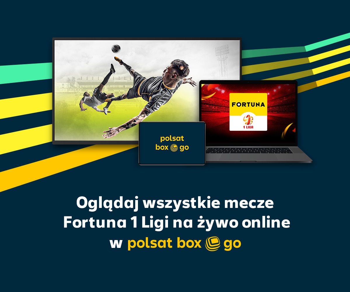 Polsat Box Go Fortuna 1. Liga baner