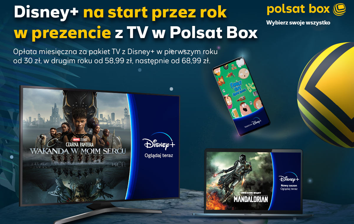 Disney+ w Polsat Box promocja