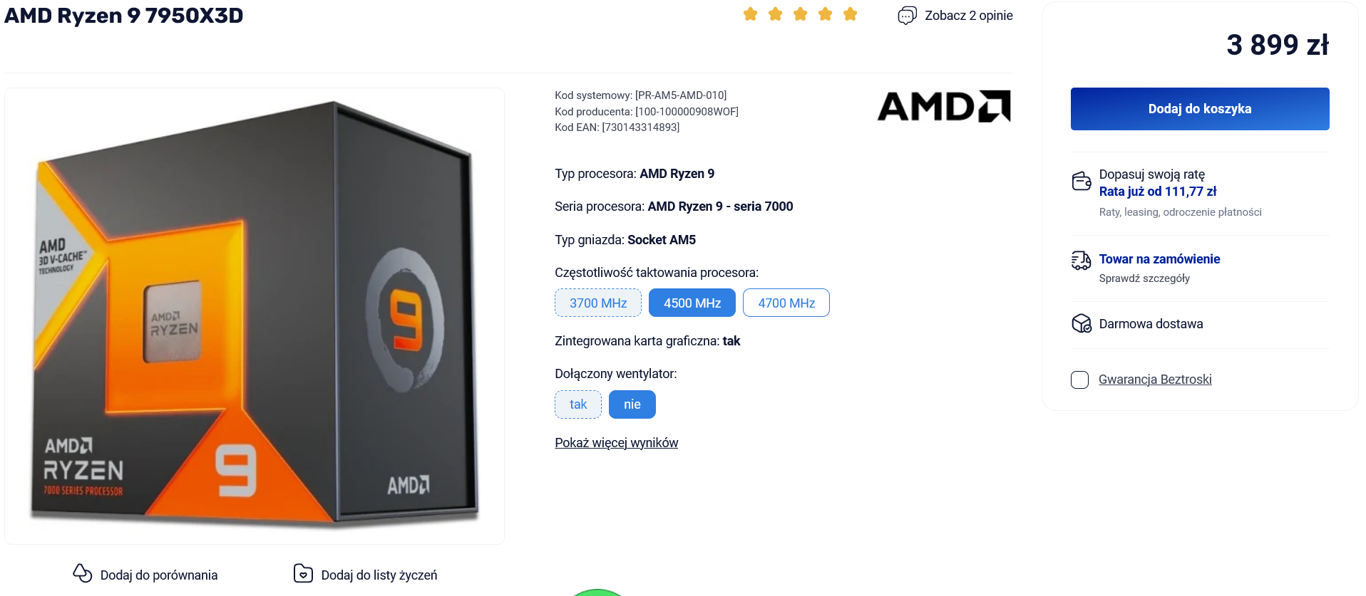 Gdzie kupić AMD Ryzen 7000X3D? Sprawdzamy polskie ceny procesorów
