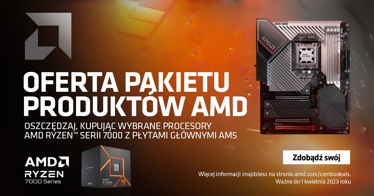 Kup procesor AMD Ryzen 7000 i zaoszczędź do 500 złotych