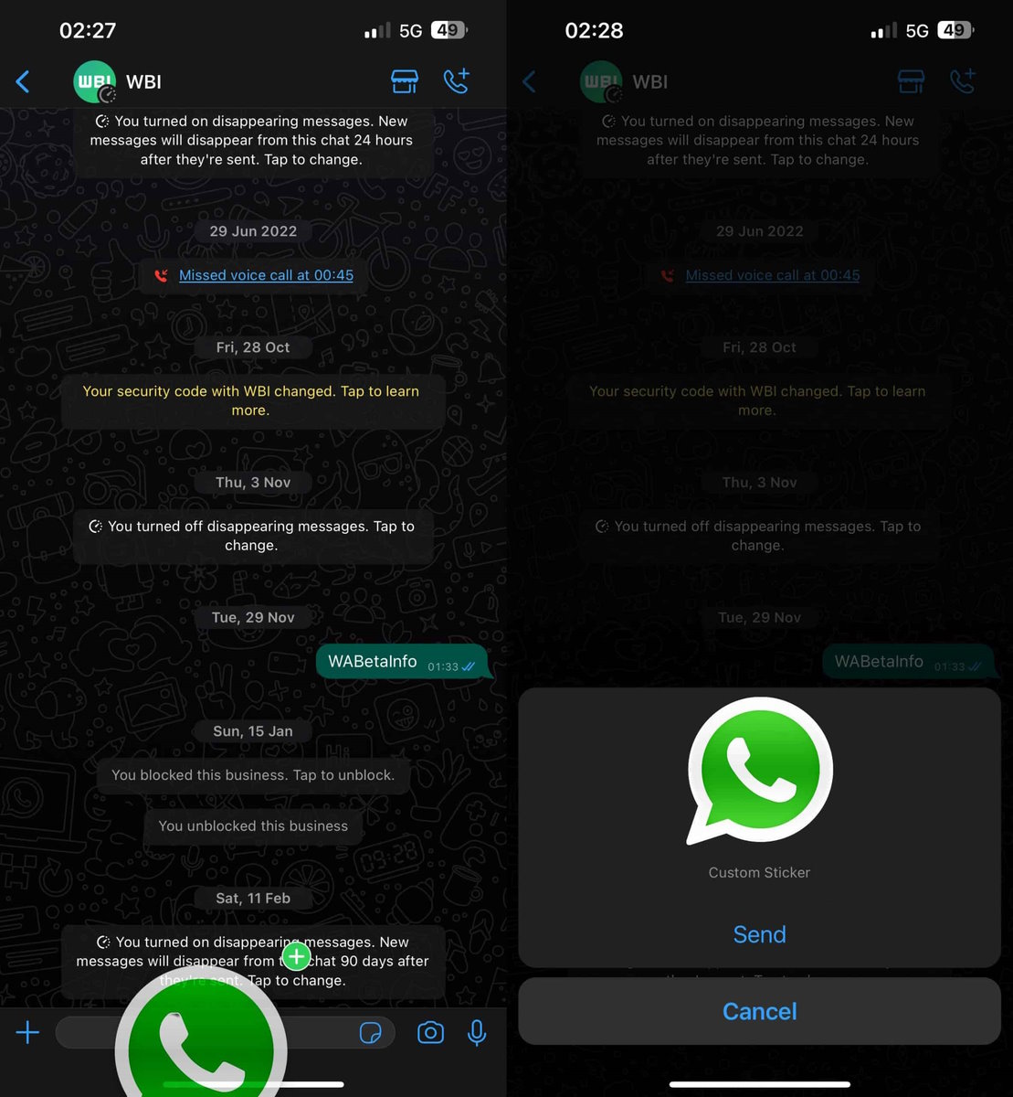 WhatsApp - tworzenie naklejek ze zdjęć