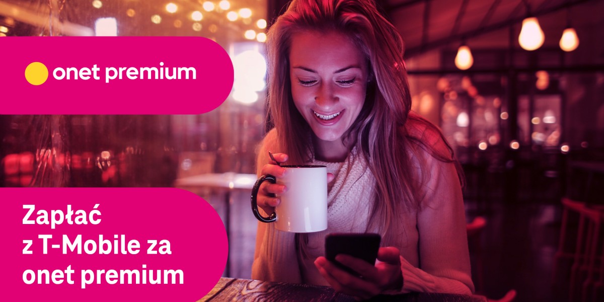 Onet Premium Zapłać z T-Mobile baner
