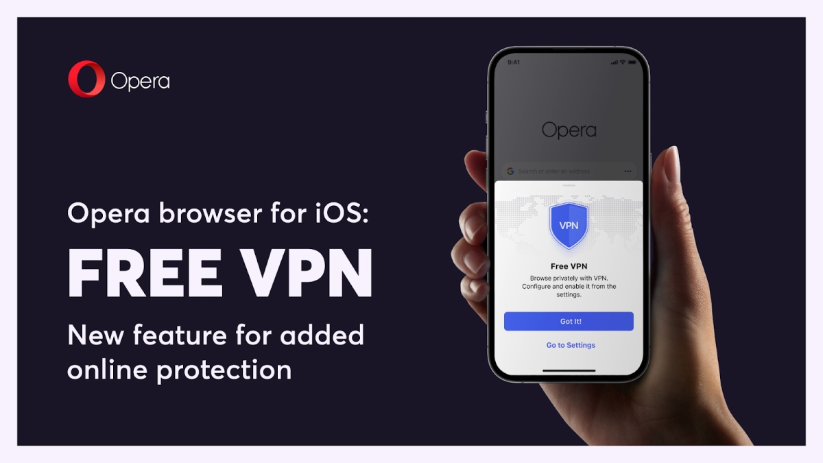 Opera VPN baner