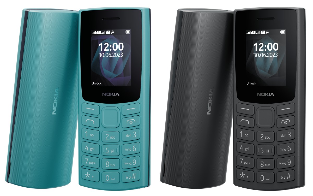 Nokia 105 (2023) kolory (dwa z trzech)