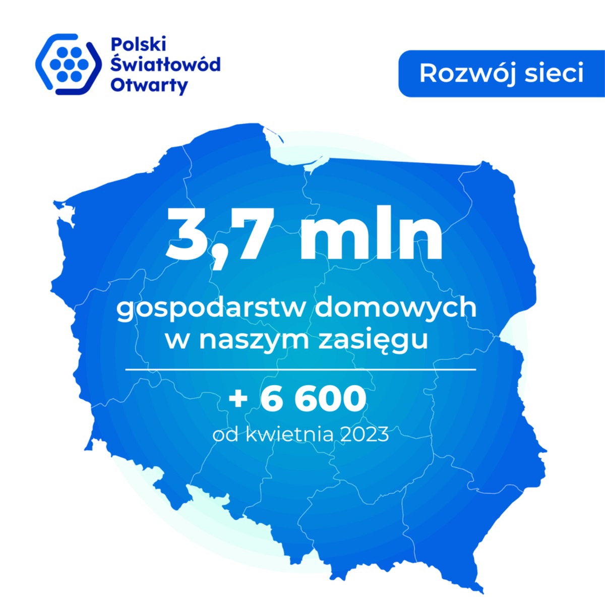 Polski Światłowód Otwarty nowe gospodarstwa w zasięgu baner