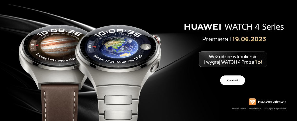 Huawei Watch 4 konkurs