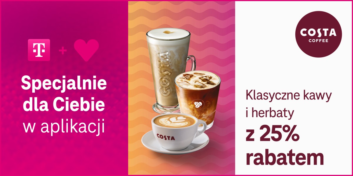 T-Mobile Costa Coffee baner