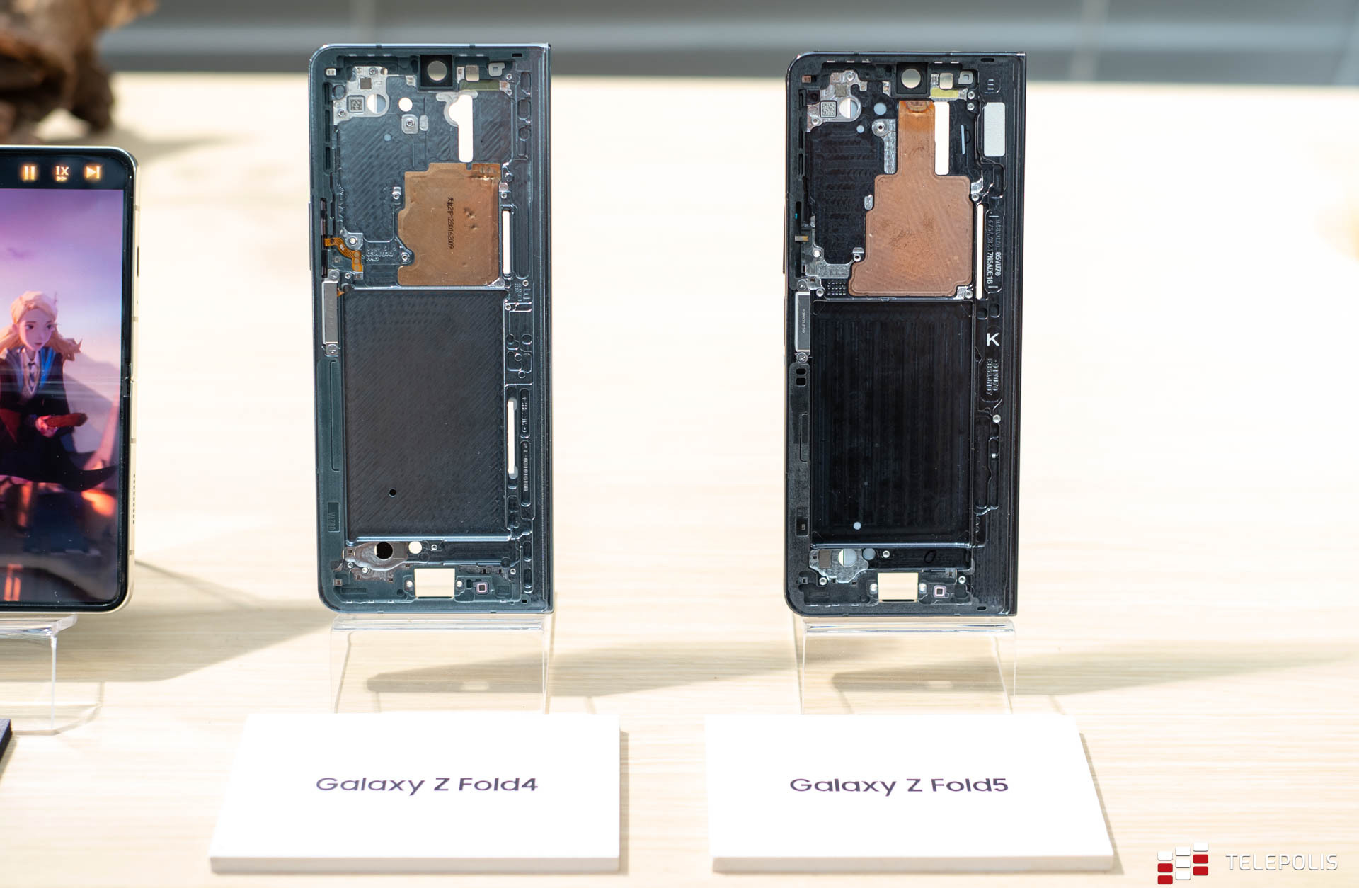Galaxy Z Fold5 i Fold4, porównanie chłodzenia