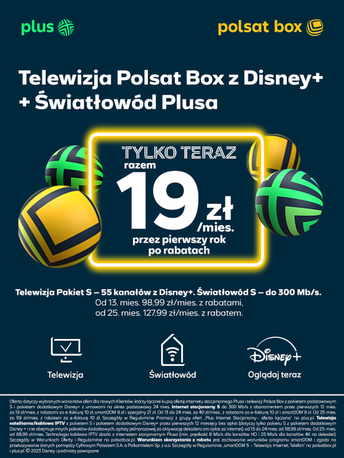 Plus Polsat Box oferta łączona baner