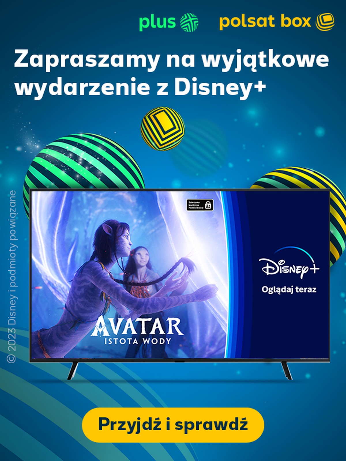 Plus Polsat Box Disney+ trasa baner