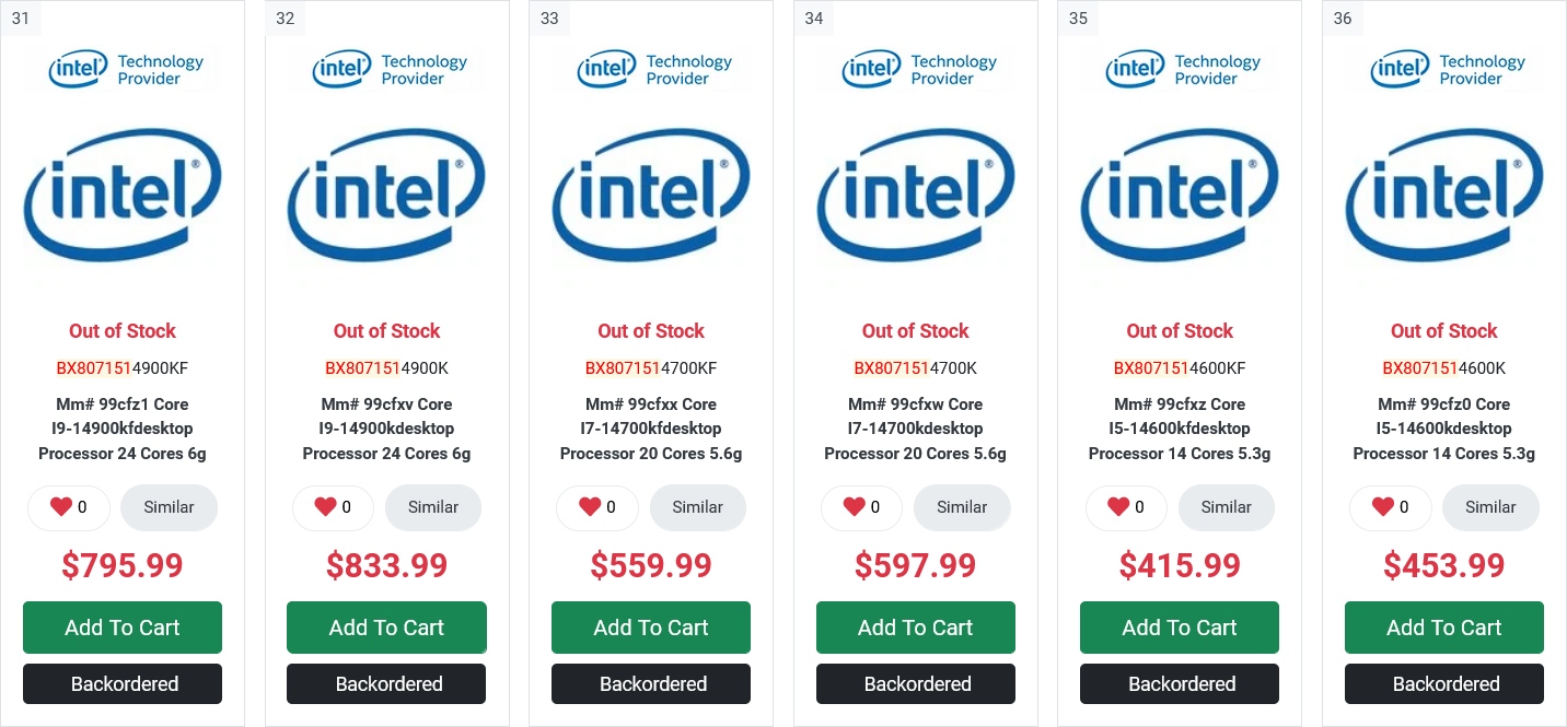 Zdradzono ceny Intel Raptor Lake Refresh. Jest dobrze