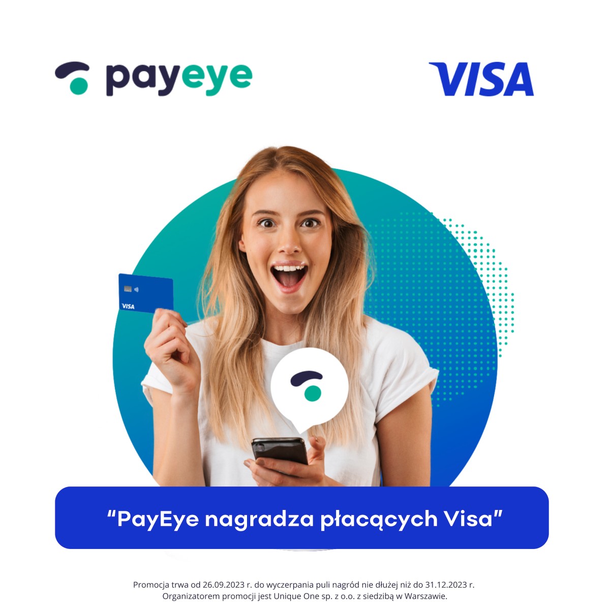 PayEye Visa promocja baner