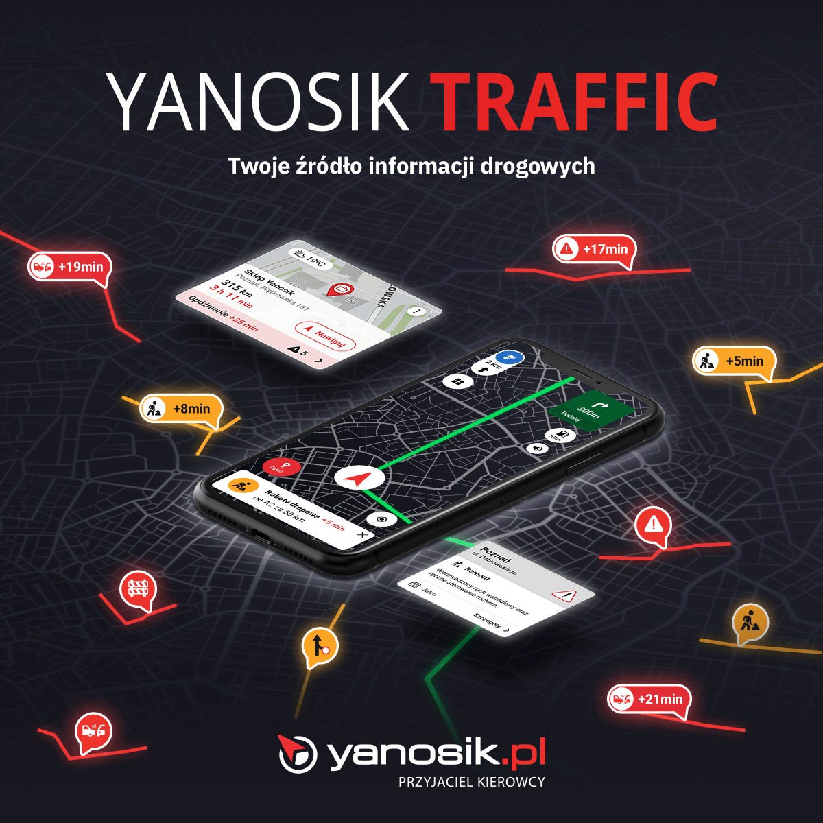 Yanosik Traffic baner