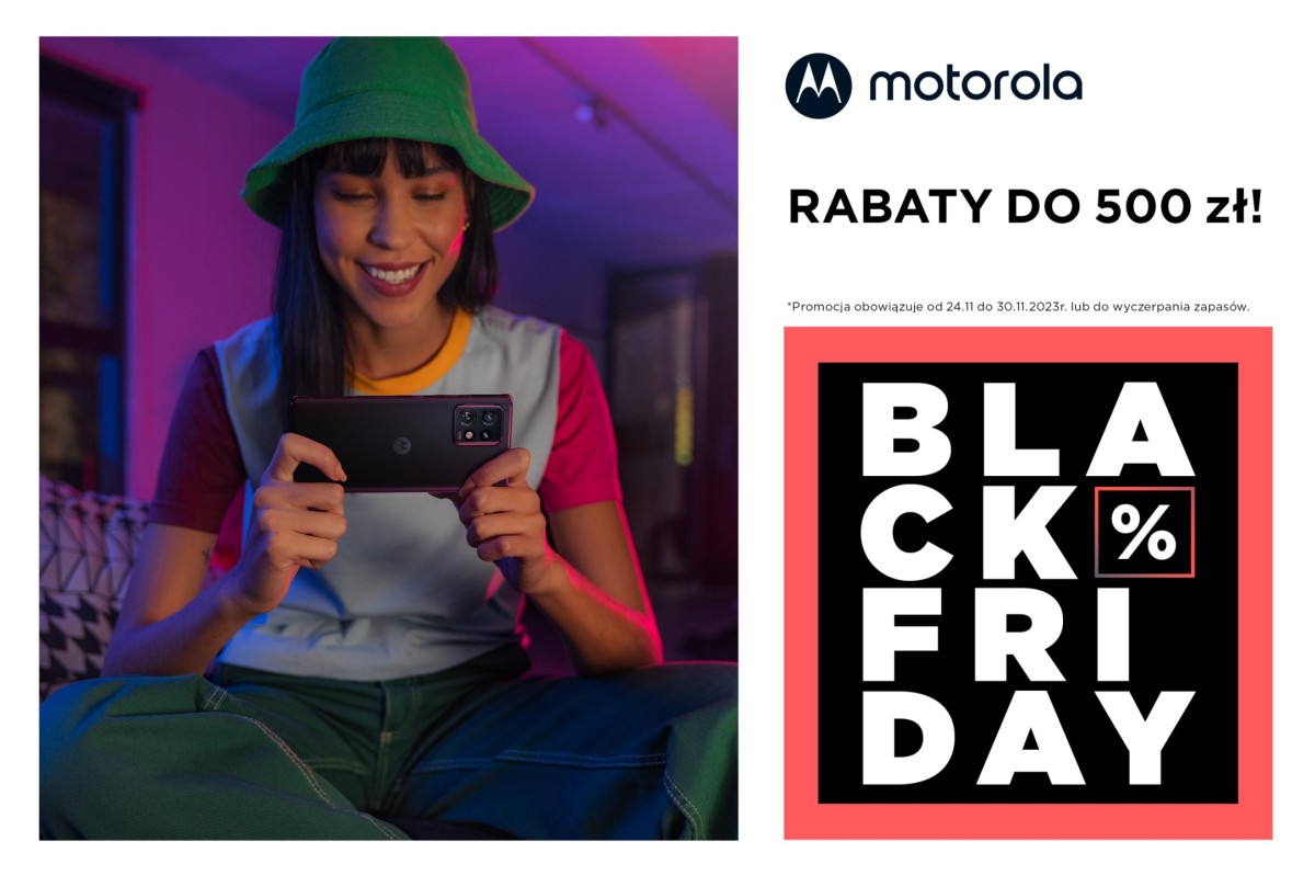 Motorola Black Friday 2023 baner