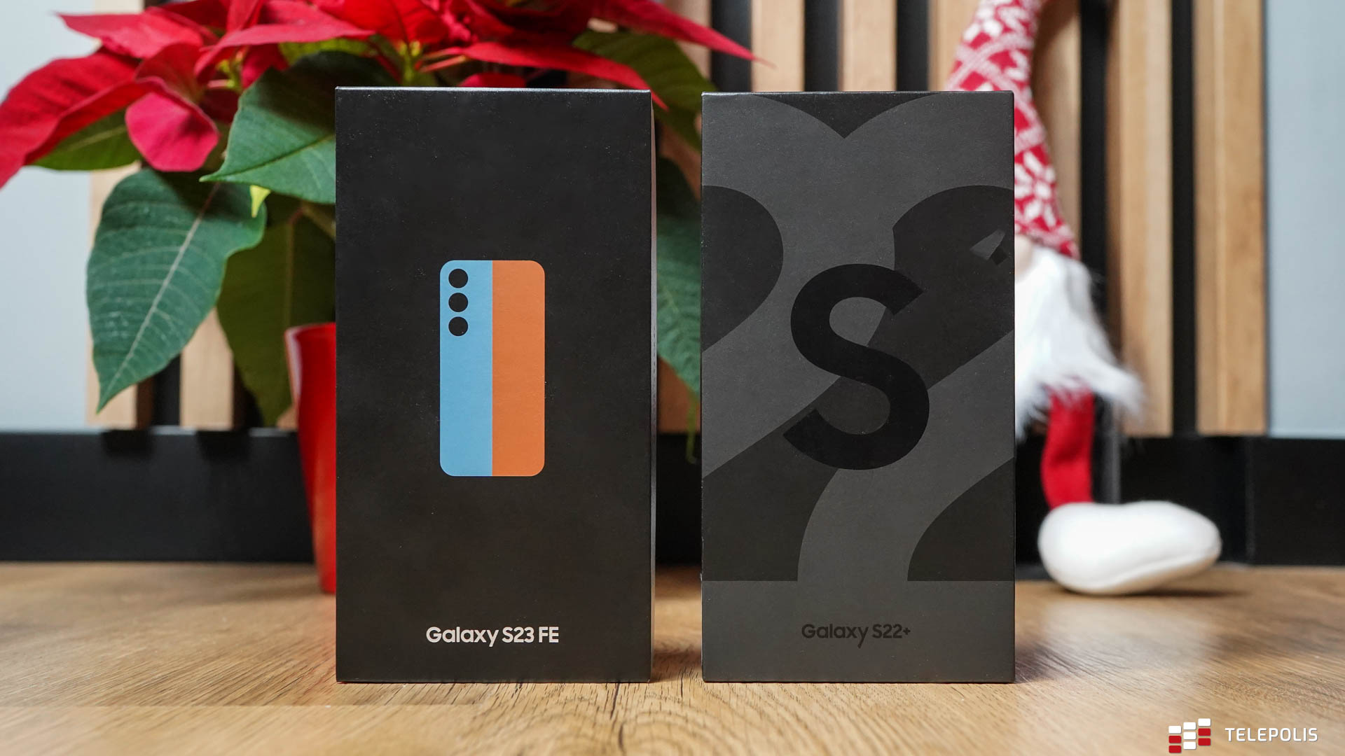 Samsung Galaxy S23 FE vs Samsung Galaxy S22+ pudełka