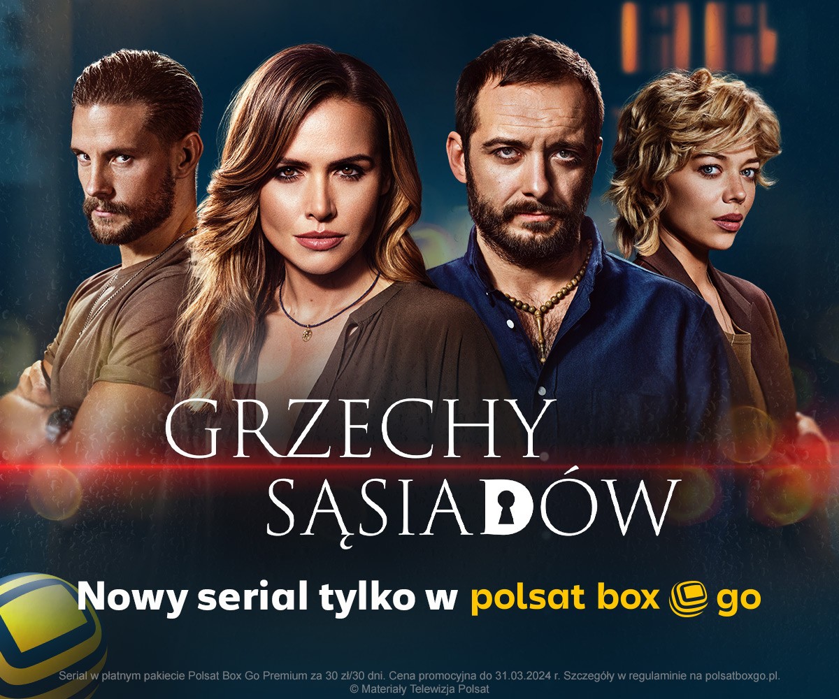 Grzechy sąsiadów w Polsat Box Go baner