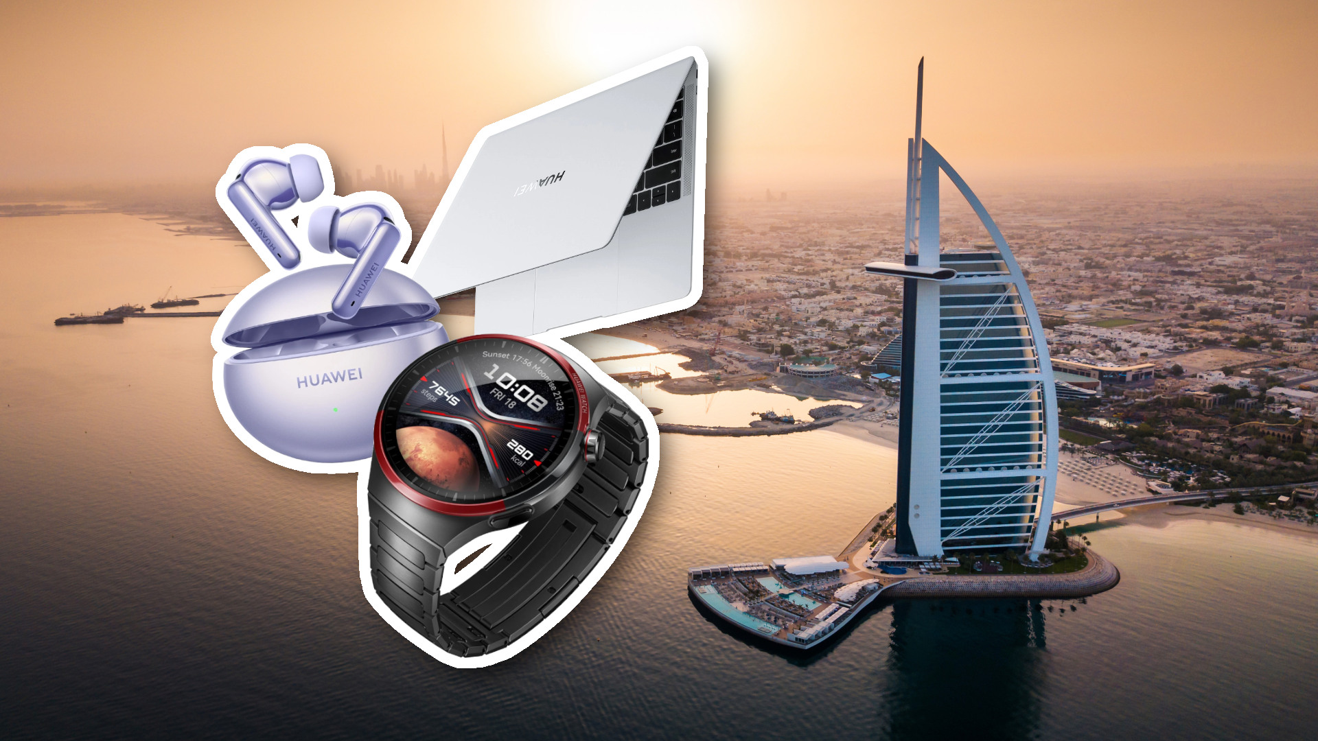 Huawei w Dubaju. Słońce, piach i produkty, które zatrzęsą rynkiem