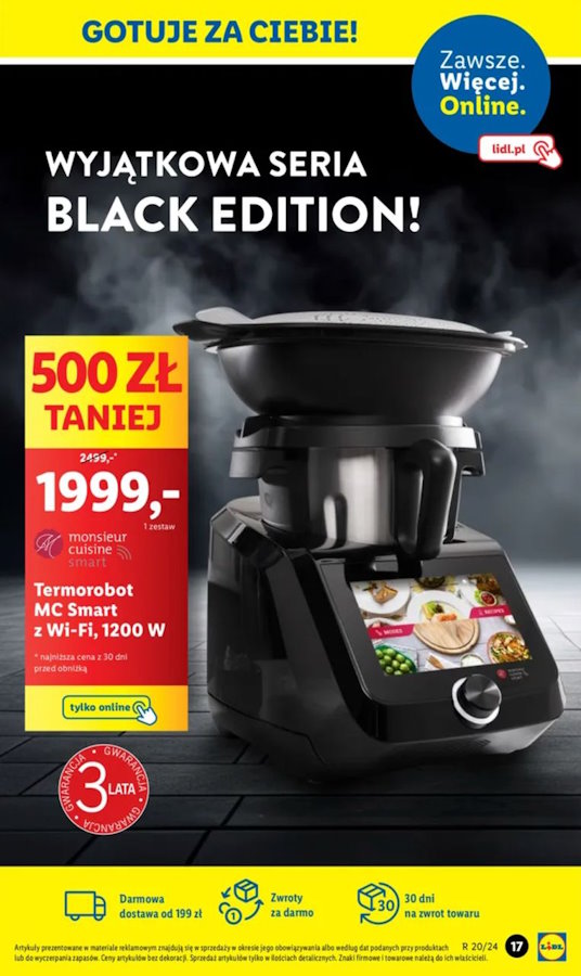 Promocja Monsieur Cuisine Smart Black Edition Lidlomix