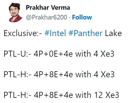 Pierwsze konkrety na temat rodziny Intel Panther Lake