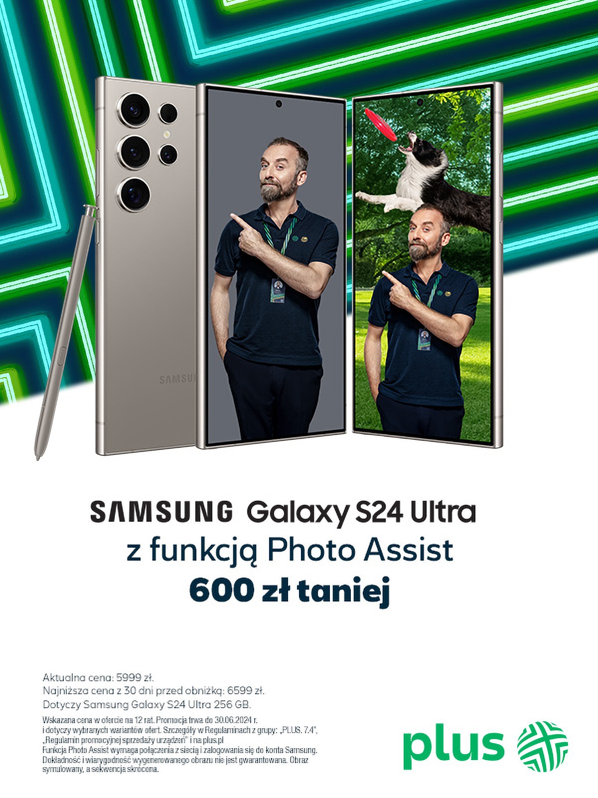 Samsung Galaxy S24 Ultra w Plusie