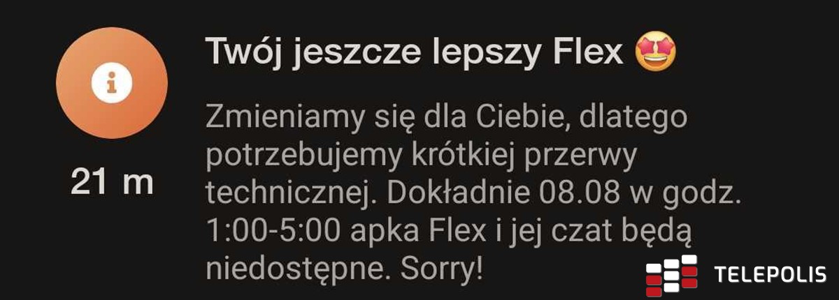 Orange Flex przerwa techniczna