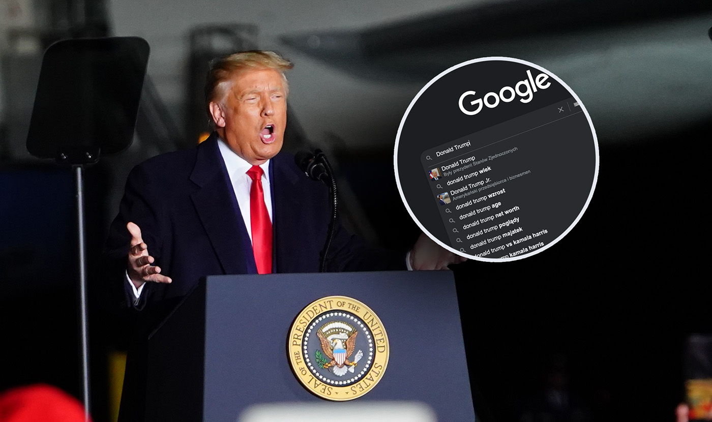 Google w ogniu krytyki Donadla Trumpa: źle wyszukuje