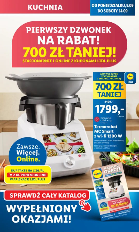 Lidl promocja na Lidlomixa Monsieur Cuisine Smart