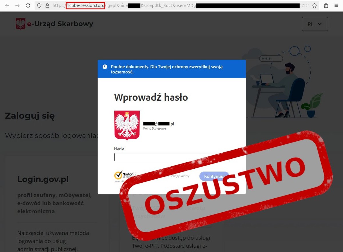 Oszustwo na KAS