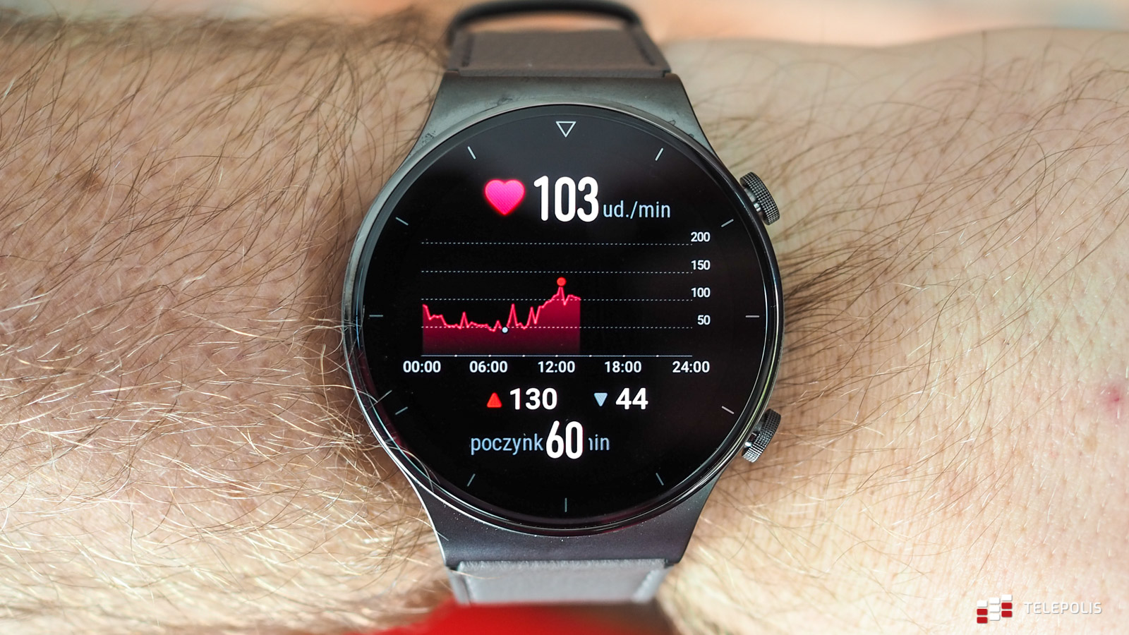 ​​Huawei Watch GT 2 Pro tętno