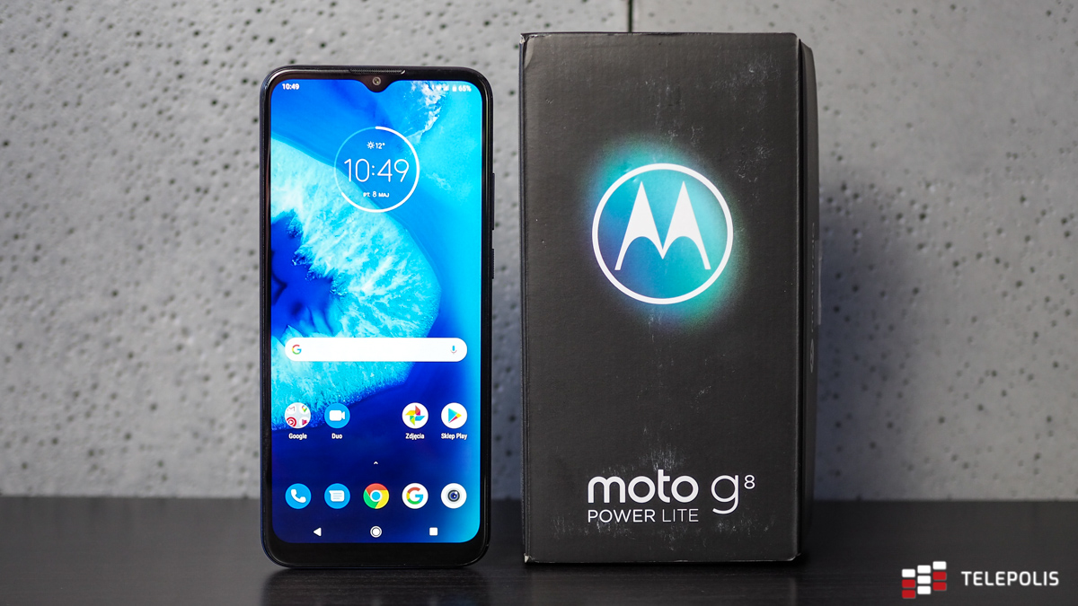 Motorola Moto G8 Power Lite pudełko
