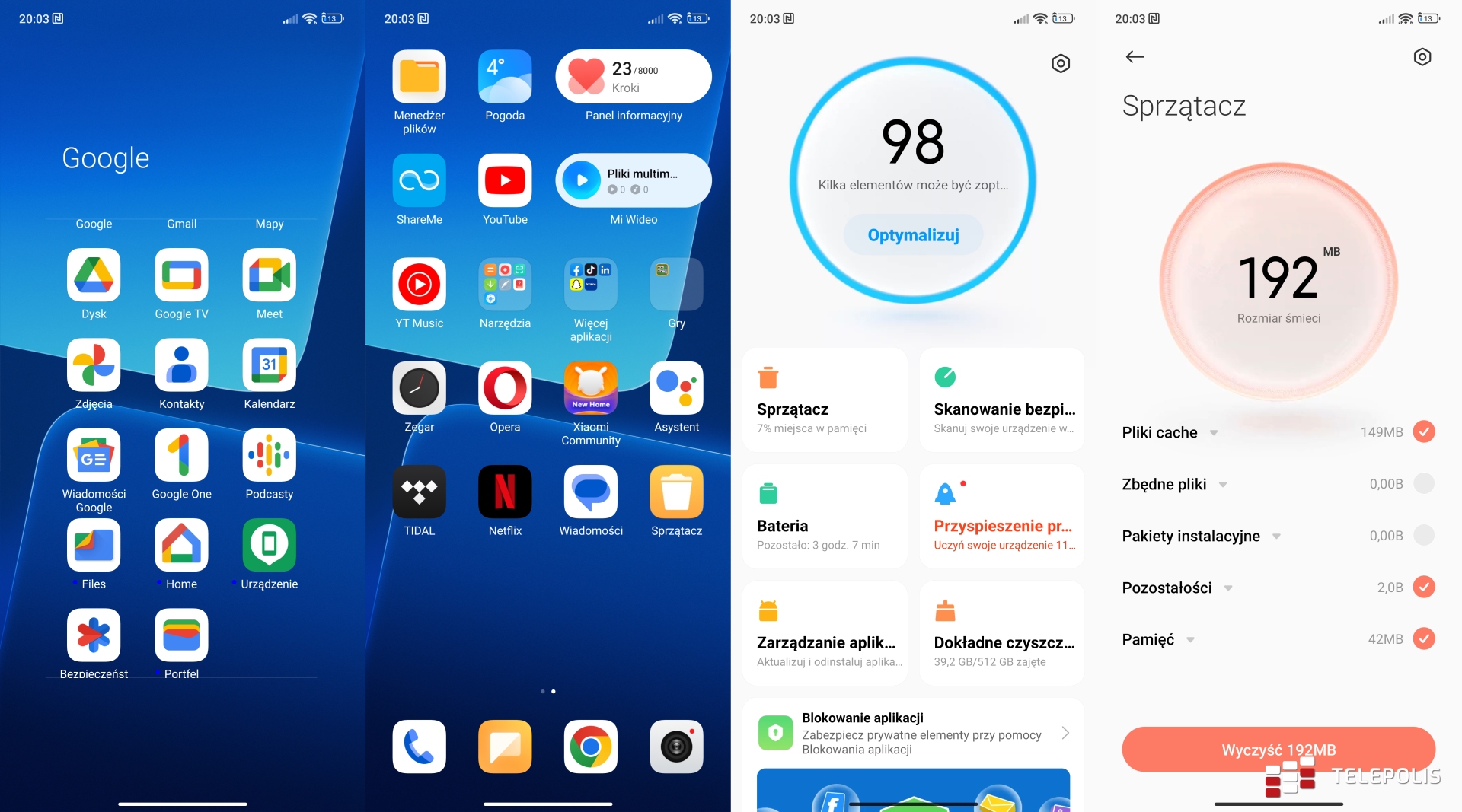 Xiaomi 13 Pro zrzuty - aplikacje
