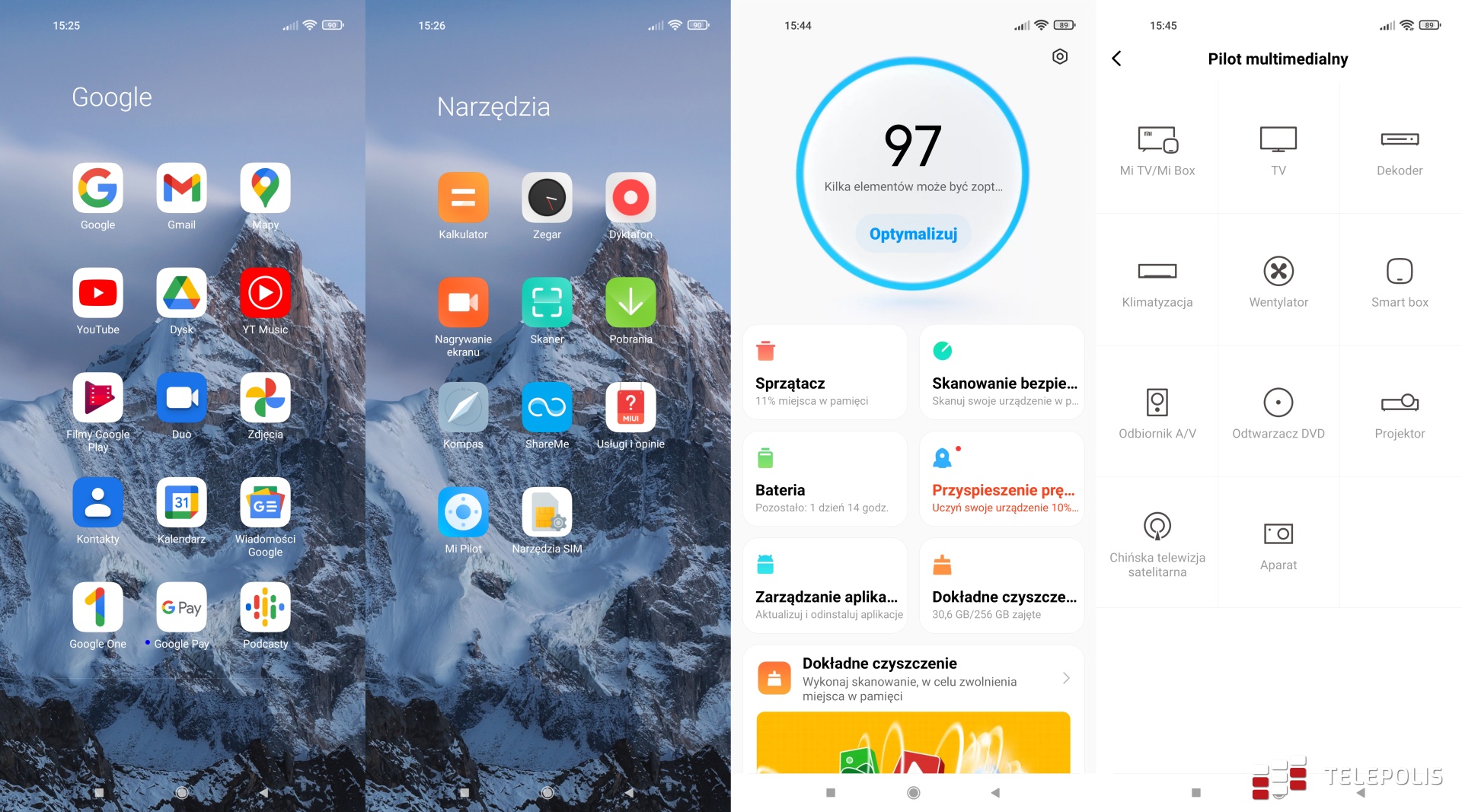 Xiaomi Mi 11 Ultra zrzuty: aplikacje